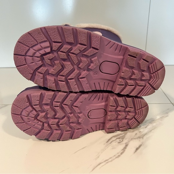 Nova Mountain Kids Purple and Pink Snow Boots Size 5 - Picture 5 of 5